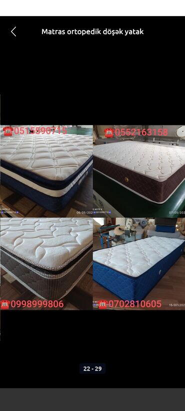 Matraslar: Yeni, Ortopedik matras, İki nəfərlik — 5