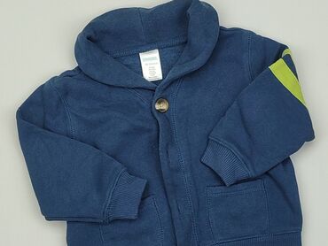 niebieski sweterek rozpinany: Bluza, 1.5-2 lat, 86-92 cm, stan - Bardzo dobry
