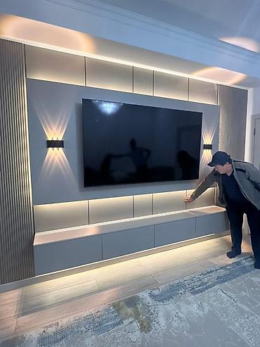 камеры слежения для дома: Гарнитур для зала на заказ, TV зона, Дизайн, проект — 7