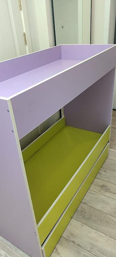 bunk bed: Детская двухъярусная кровать-компакт - Конструкция: два спальных — 3