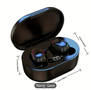 Qulaqcıqlar: Yeni Simsiz (Bluetooth) Qulaqcıqlar, rəng - Qara — 8