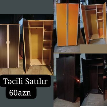 Bitkilər: İşlənmiş, Açılan, 2 qapılı Düz dolab, Dolab-asılqan
