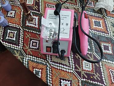 Manikür üçün tam dəst Tərkib: - Elektrik frez aparatı (pink) – güc