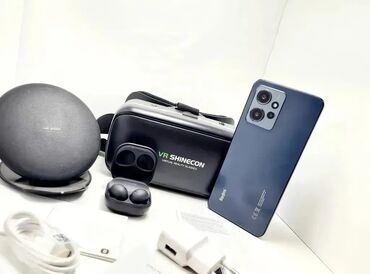 Redmi: Redmi, Redmi Note 12, Б/у, 256 ГБ, цвет - Черный, 1 SIM, eSIM, 2 SIM — 4