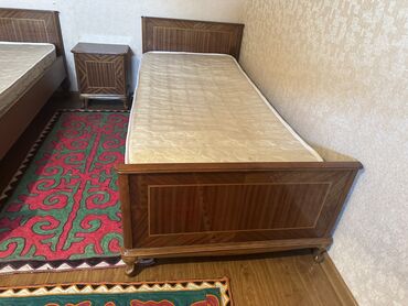 офисная мебель бишкек цены: Бир кишилик керебет, Колдонулган, Матрасы бар, Жыгач, узуну - 190 см