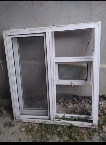 hazır hamam: İşlənmiş Tək qat şüşə paketi Plastik pəncərə, Еni: 110 sm, Uzunluğu: 120 sm
