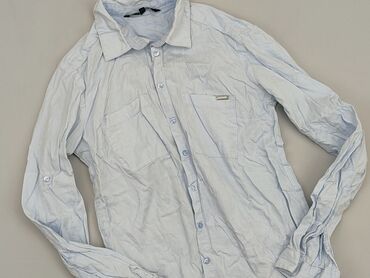 białe eleganckie bluzki z długim rękawem: Shirt, Reserved, XS (EU 34), condition - Good