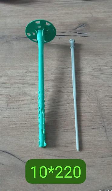 Дюбель-гвозди: Дюбель грибокдля фасадного утиплителя с металлическим гвоздем. ОПТОМ — 5