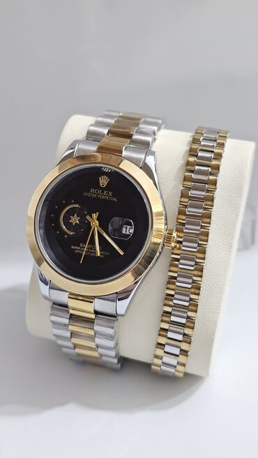 Qol saatları: Yeni, Qol saatı, Rolex, rəng - Qızılı -da lalafo.az — 3 Qol saatları: Yeni, Qol saatı, Rolex, rəng - Qızılı — 3