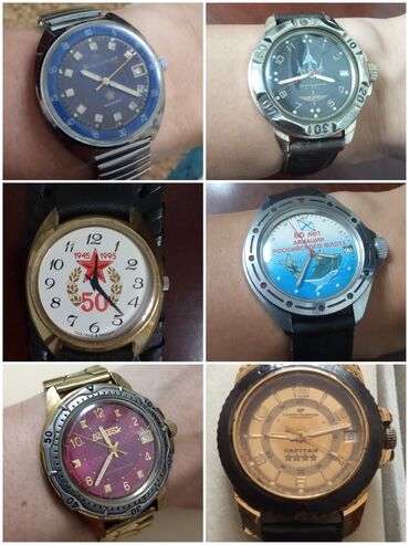 Антикварные часы: Продаю советские часы, механические, кварцевые, рабочий, состояние