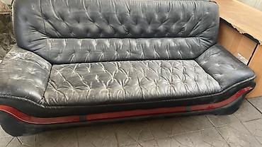 sofa: Диван 3‑местный,не просевший с маленьким дефектом! ( слева подлокотник — 1