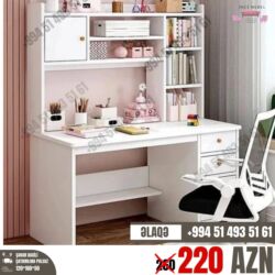 стол письменный: Oğlan və qız üçün, Yeni, Siyirməli, Yazı masası, Stulsuz