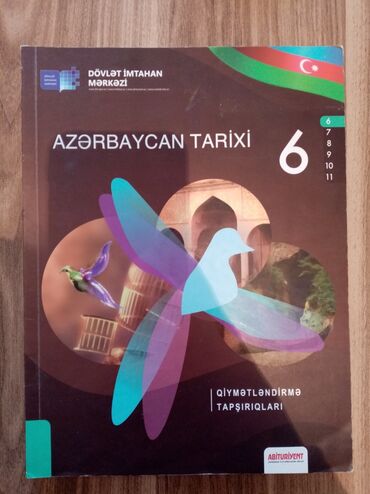 Digər ofis ləvazimatları: 6 cı sinif Azərbaycan tarixi DİM testi. İşlədilməyib. 2 manat