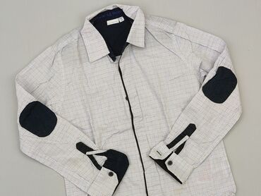 Shirts: Shirt 10 years, condition - Fair, pattern - Print, color - White