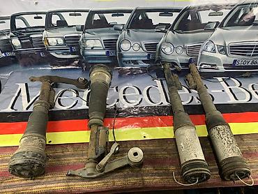 c 220: Передний амортизатор, Задний амортизатор, Задний пневмобаллон Mercedes-Benz 2001 г., Б/у, Оригинал, Германия — 7