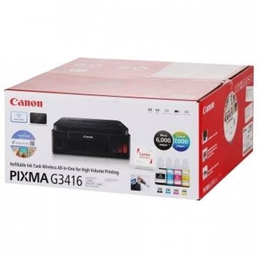 продаю ноутбук: Yeni Canon G3416 Wifi yeni̇ bağli qutuda həm rəngli həm ağ qara çap