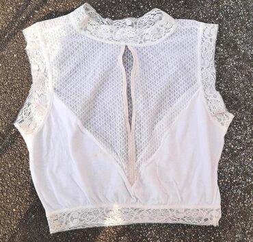 maica ili majica: M (EU 38), Single-colored, color - White