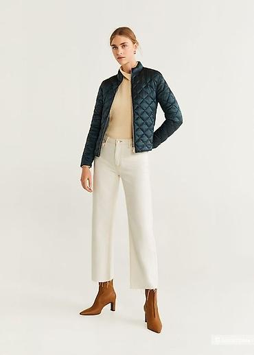 nike tech flecce: Женская стеганая куртка Mango - Цвет: черный - Крой: приталенный — 4