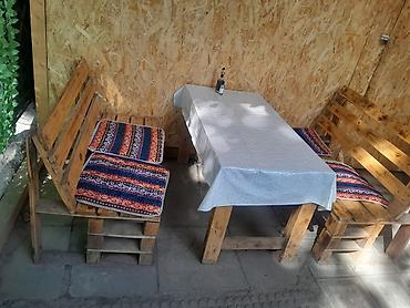 Кухонные гарнитуры: Комплект садовой мебели, Стол, Дерево — 2