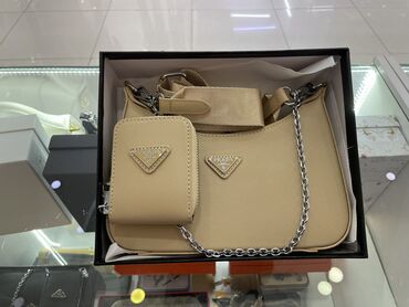 сумки из бусин бишкек: Сумка Prada 🇮🇹 -Lux - в комплекте длин ручка -мини кошелек -короткая