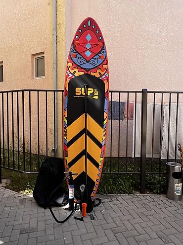 Премиальный SUP-борд HLSUP 10’6 с ярким этническим принтом. Качество
