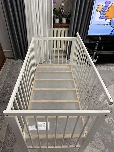 uth 170: IKEA новая, Детская кроватка с реечными бортами - Классический — 3