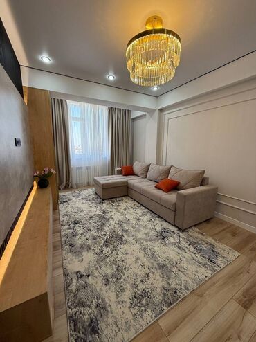 квартира в пишпеке: 2 комнаты, 62 м², Элитка, 8 этаж, Дизайнерский ремонт