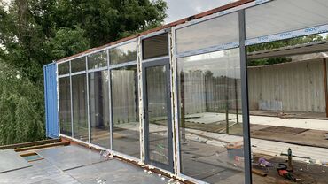 Алюминиевые окна на заказ: Алюминиевое окно на заказ, Тип окна: Витражные, Бесплатная установка, Без рассрочки — 16