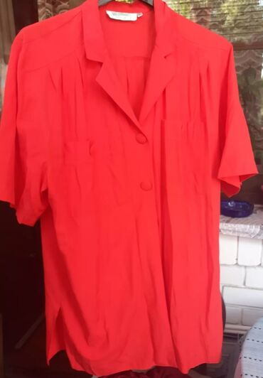 zenske pantalone h: XL (EU 42), Jednobojni, bоја - Crvena