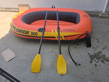 Intex Explorer 300 modeli şişmə qayıq, üç nəfərlik istifadə üçün