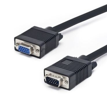 Другие аксессуары для компьютеров и ноутбуков: VGA кабель 3 м черный (новый) Кабель используется для удлинения С