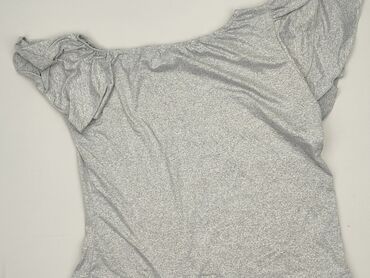 obcisła bluzki z dekoltem: Women's blouse, size L (EU 40)