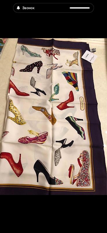 Digər aksesuarlar: Salvatore Ferragamo ipək şərf Original - Material: 100% ipək — 5