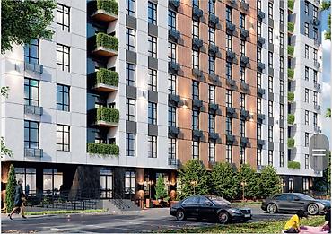 авангард билдинг: 1 комната, 47 м², Пишпек Элитка, 8 этаж, ПСО (под самоотделку) — 2