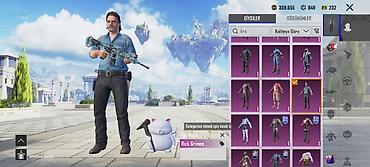 PUBG Mobile hesabı – yüksək səviyyəli kolleksiya və nadir görünüşlər