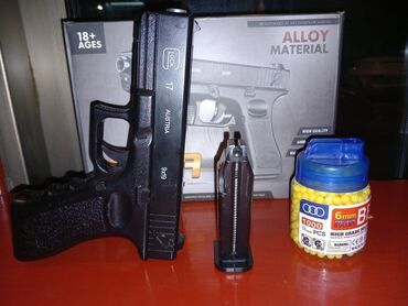 Ostali proizvodi za sport i rekreaciju: Glock 17 airsoft spring pistolj metalni 6mm Glok 17, airsoft pistolj