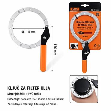 KMT Veliki ključ za filter 2385789 Opis: - Univerzalni ključ za