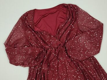czerwona sukienki z koronki na wesele: Women`s dress, size M