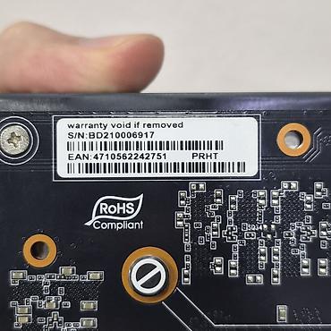 graphics card: Видеокарта для ПК, Новый, Palit, GeForce GTX, 6 ГБ — 9