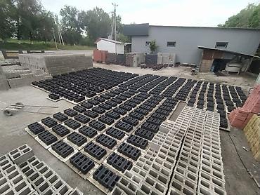 Шлакоблоки и тротуарная продукция собственного производства -