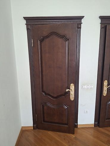 supurgəlik: Klassik üslubda massiv ağac qapılar dəsti - Material: qalın massiv — 4