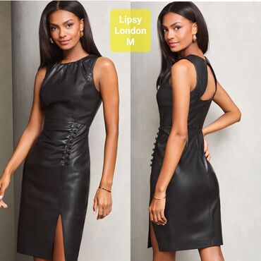 peskir haljina: M (EU 38), color - Black, Cocktail, Without sleeves