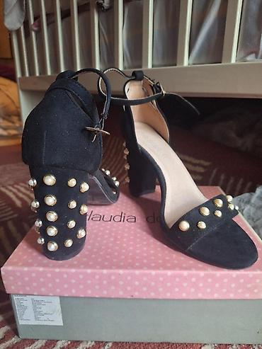 stikle 15 cm: Claudia Donatelli ženske sandale na blok petu nosene samo 2 puta po — 3