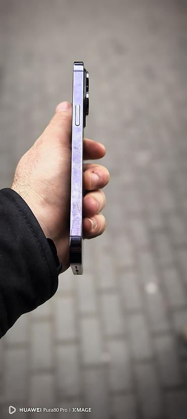 iphone case: IPhone 14 Pro Max, 256 GB, Deep Purple, Face ID, Sənədlərlə, Zəmanət — 6