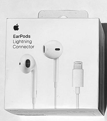 apple earpods: Yeni Simli Qulaqcıqlar, Apple, rəng - Ağ — 1