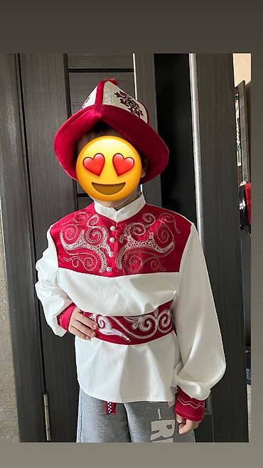 кыргыз кийими: Бий көйнөгү, түсү - Кызыл — 2