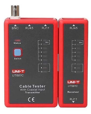 Мультиметры и тестеры: Unit UT681C Şəbəkə Kabeli Test Cihazı Peşəkar əl tipli kabel testeri at lalafo.az — 2 Мультиметры и тестеры: Unit UT681C Şəbəkə Kabeli Test Cihazı Peşəkar əl tipli kabel testeri — 2