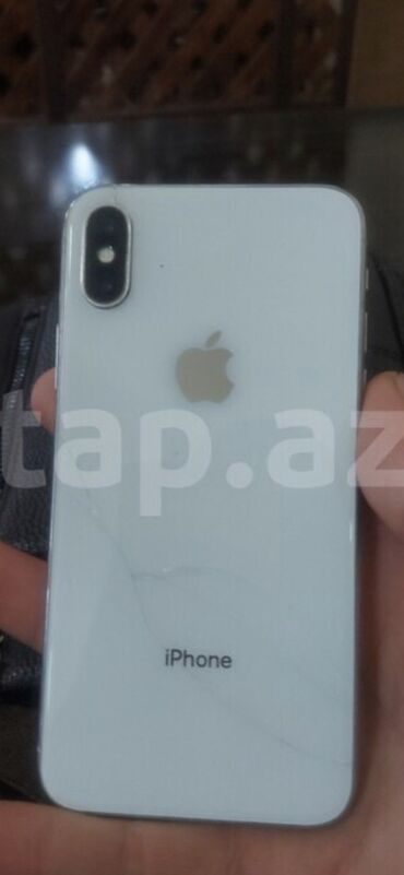 Apple iPhone: IPhone X, 64 GB, Ağ, Face ID