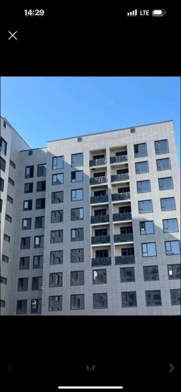 продаю дом кокжар: 1 бөлмө, 41 кв. м, Элитка, 9 кабат, ПСО (өзү оңдоп түзөтүп бүтүү үчүн)
