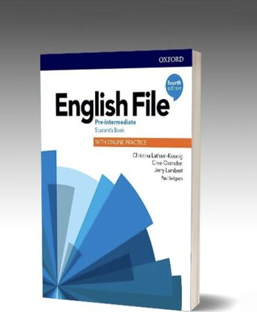 чыныгы суйуу китеп: English file 4th edition сатылат. 10штук бар. Бир штук 500сом. Work